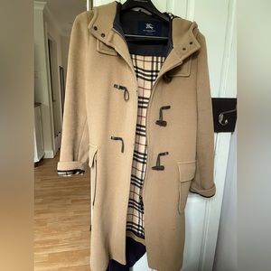 Well loved authentic Burberry Wool camel coat/jacket.